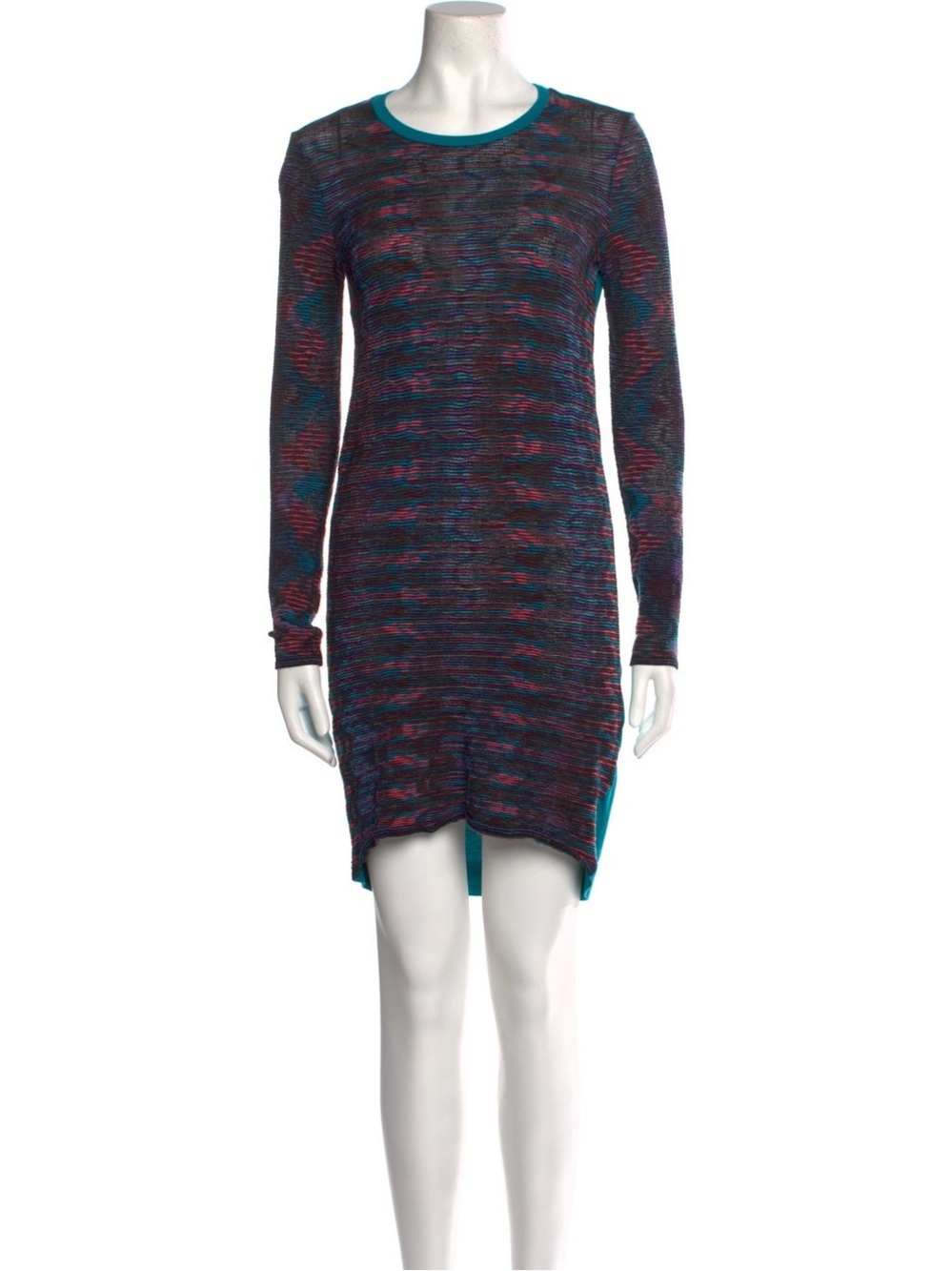 M Missoni Long Sleeve Mini Dress